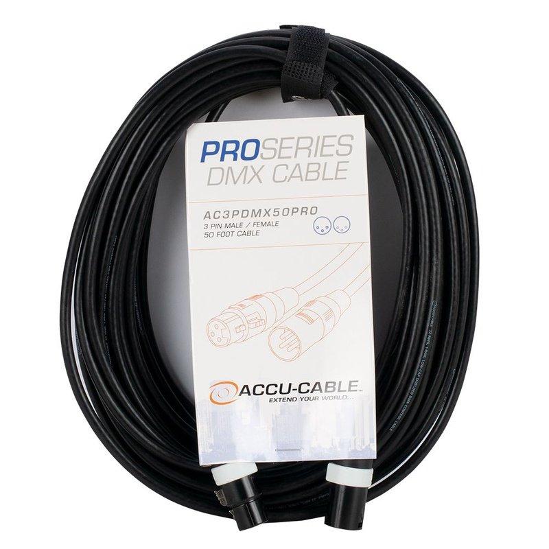 Accu-Cable 3ft Pro Series 3-Pin DMX Cable – AC3PDMX3PRO