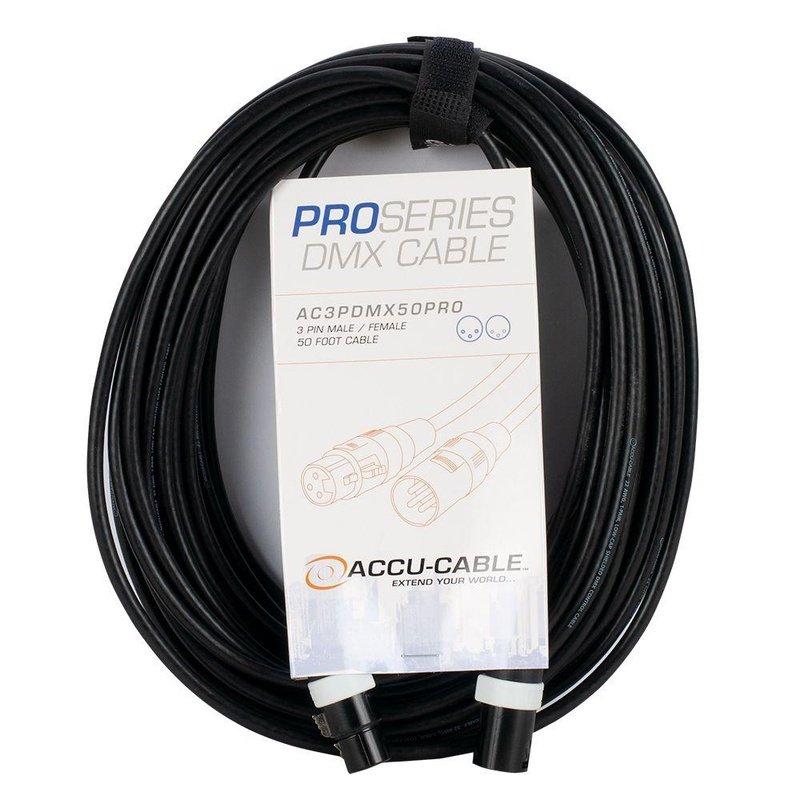 Accu-Cable 5ft Pro Series 3-Pin DMX Cable  - AC3PDMX5PRO