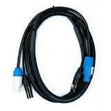 Accu-Cable 12ft 3-Pin DMX + Locking Power Cable - AC3PPCON12