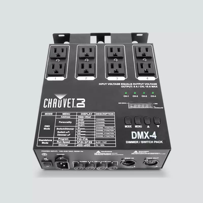 DMX-4 Dimmer Pack