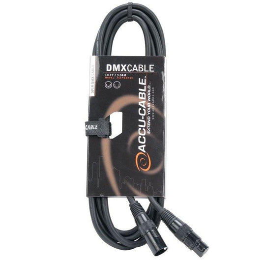 Accu-Cable 10ft 5-Pin DMX Cable – AC5PDMX10