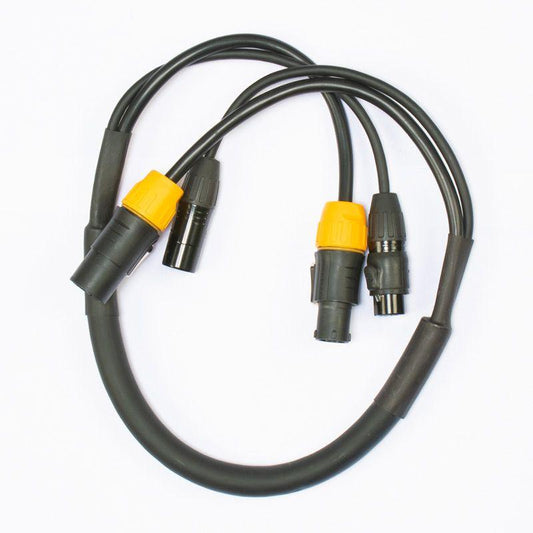 Accu-Cable 3ft IP65 3-Pin DMX + Locking Power Cable - AC3PTRUE3